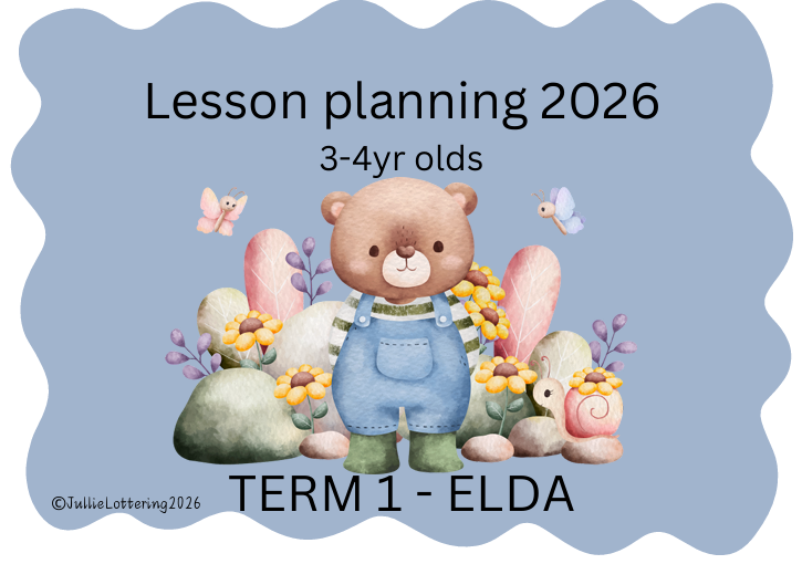3–4 Years Term 1 – ELDA-Aligned Preschool Package (2026)