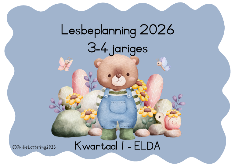 3–4Jaar Kwartaal 1 – ELDA-Kurrikulum (2026)