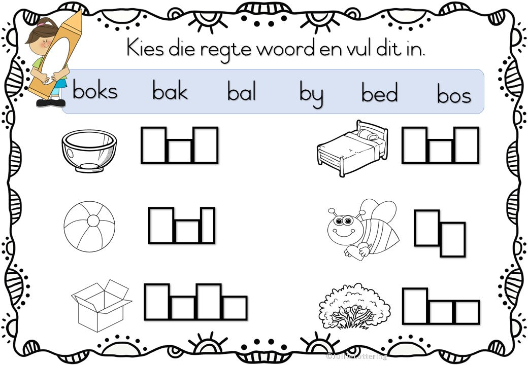 Alfabet pakket a-z