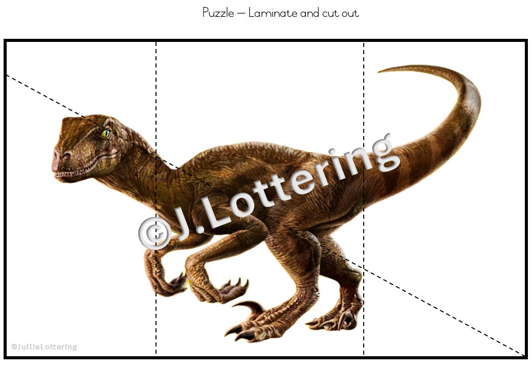 Dinosaur theme lesson planning (1week) 3-4yrs