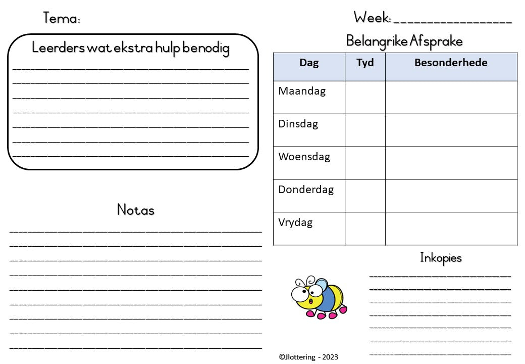 grR Lesbeplanning Kwartaal 4 Afrikaans