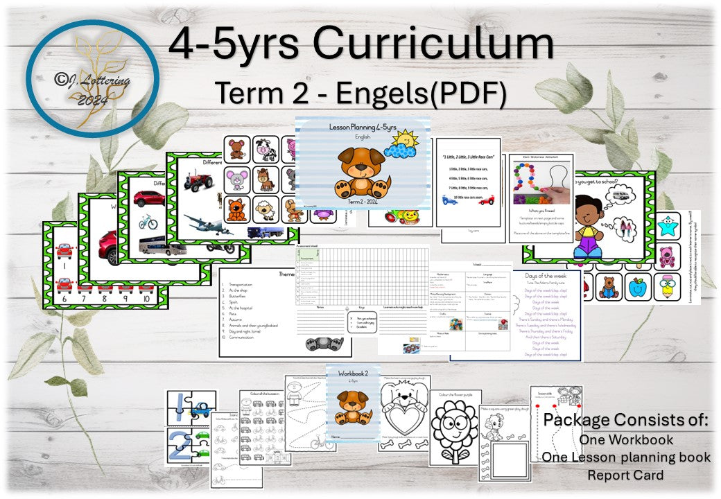 4-5yrs Curriculum Term 2 - 2024