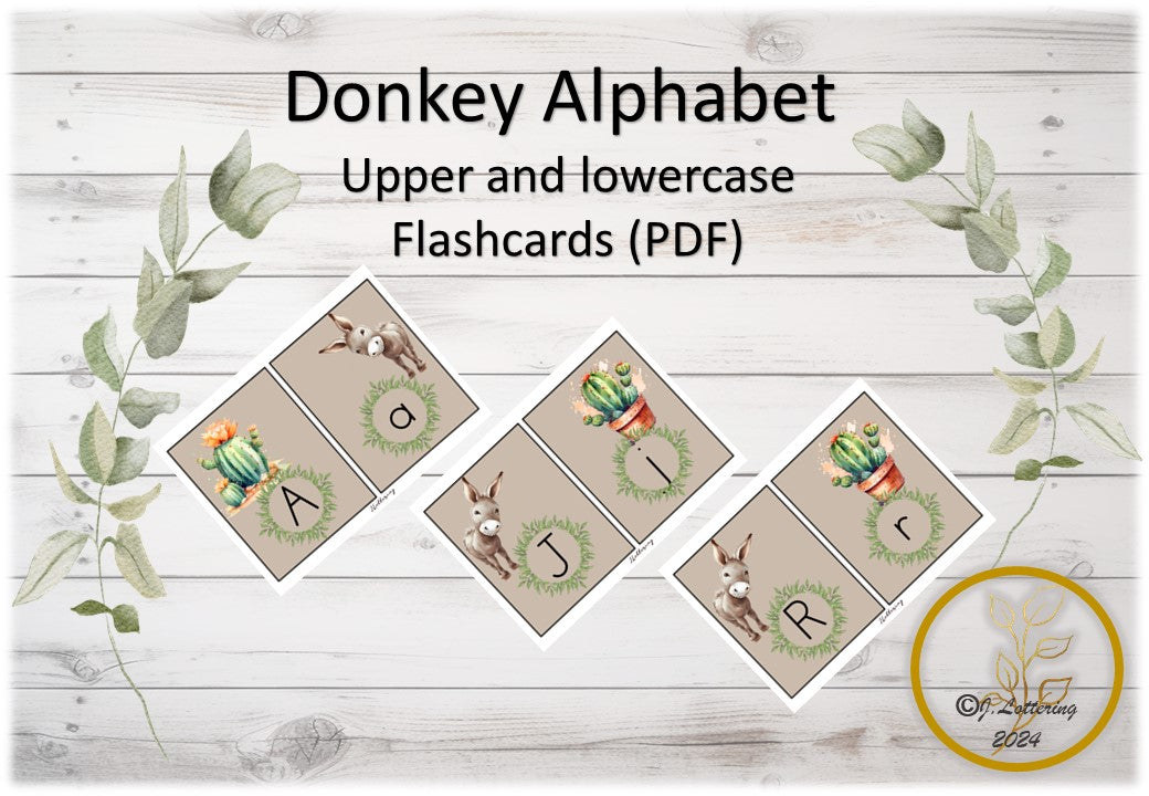 Alphabet Matching Flashcards Afr/Eng