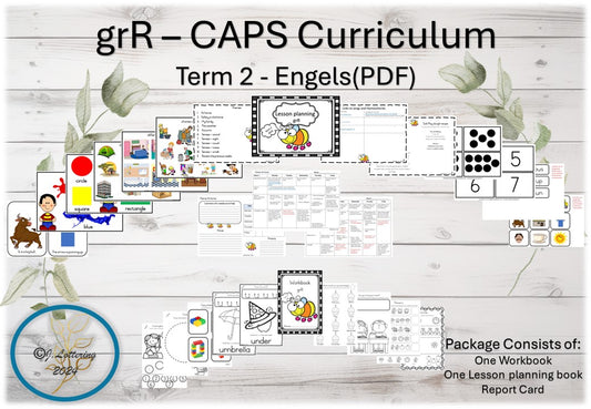 Grade R Term 2 Package 2024 - English