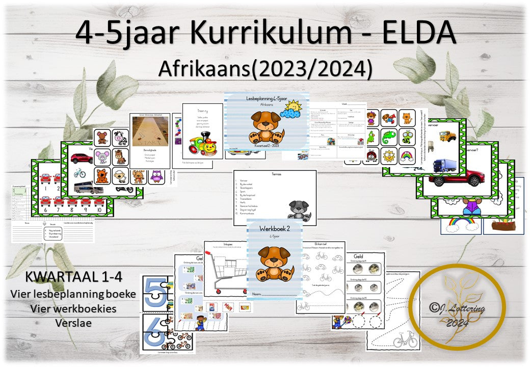 Complete Preschool and Baby Curriculum (ELDA and CAPS)