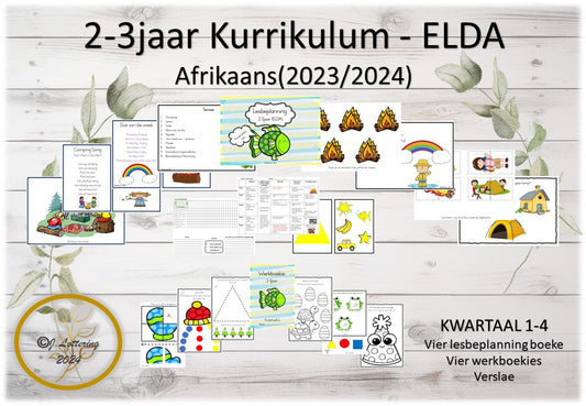 2-3jr Afrikaans Kurrikulum ELDA 2023/2024