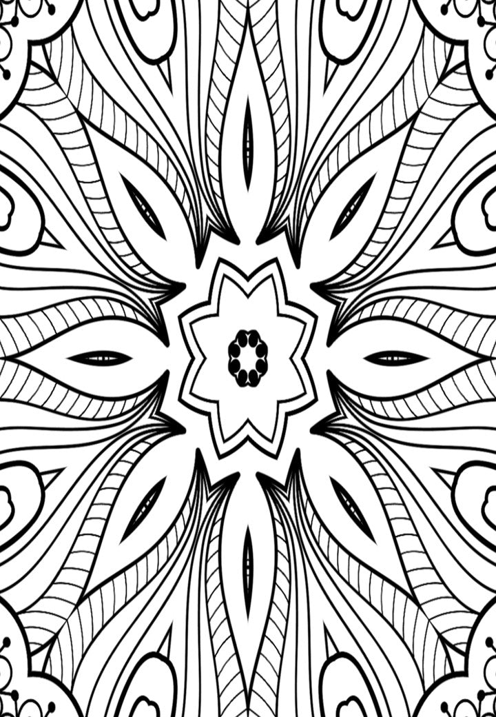 Mandala Adult Colouring book