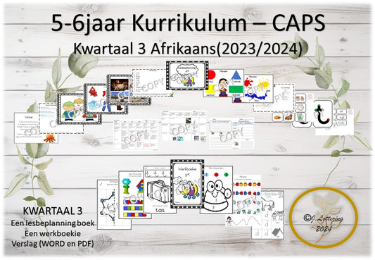 Graad R - Kwartaal 3 Afrikaans 2024