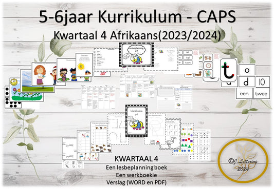 graad R - Kwartaal 4 Afrikaans 2024
