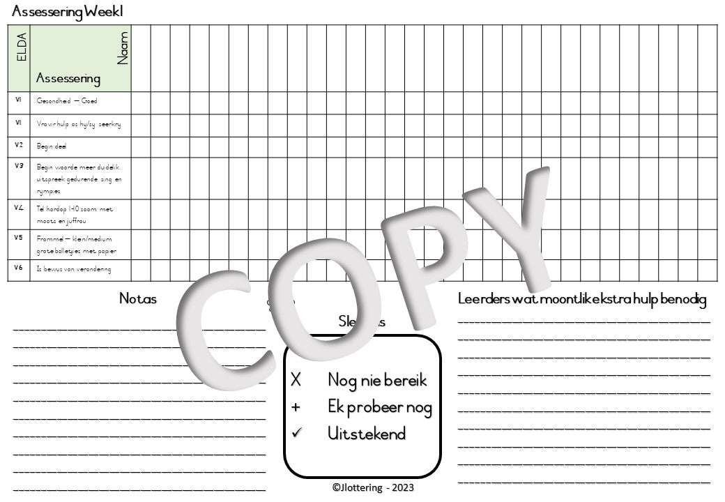 3-4jaar Lesbeplanning kwartaal 3 - 2023