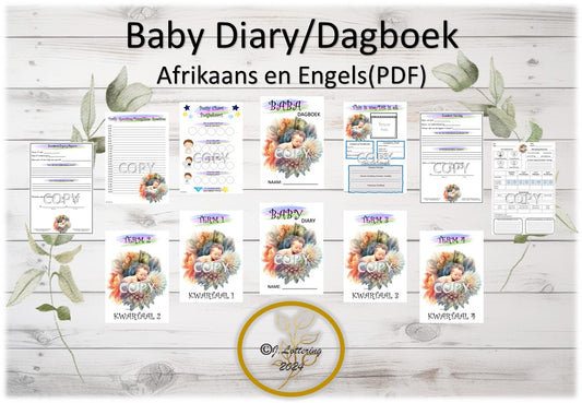 Baby Diary/Baba Dagboek (Sleeping Baby)