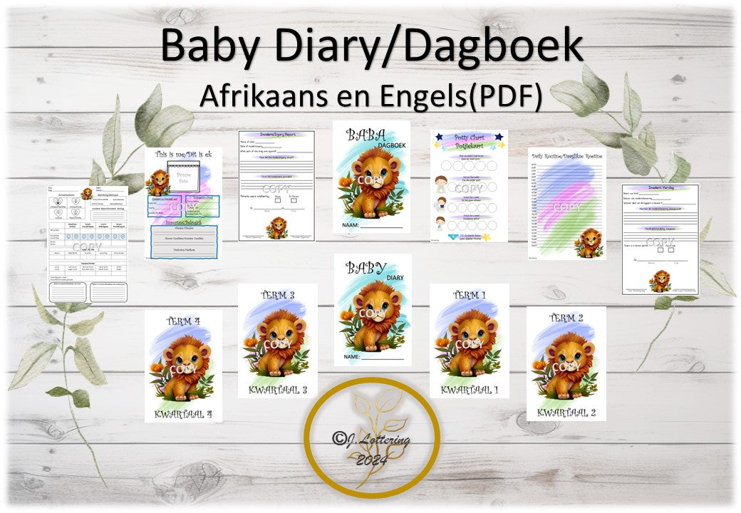 Baby Diary/Baba Dagboek (AFr en Eng)