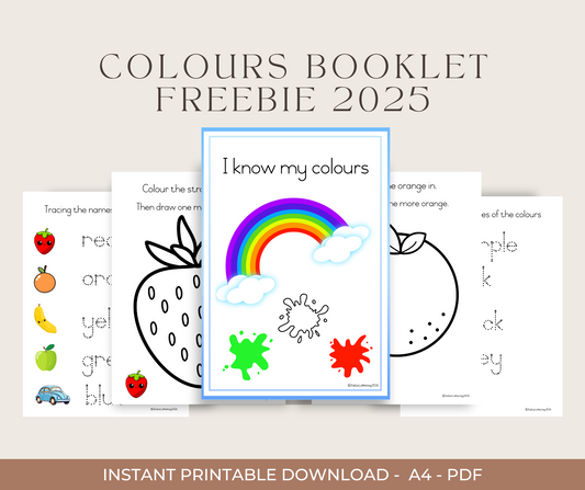 Colours Learning Bundle (PDF Download) Afrikaans and English