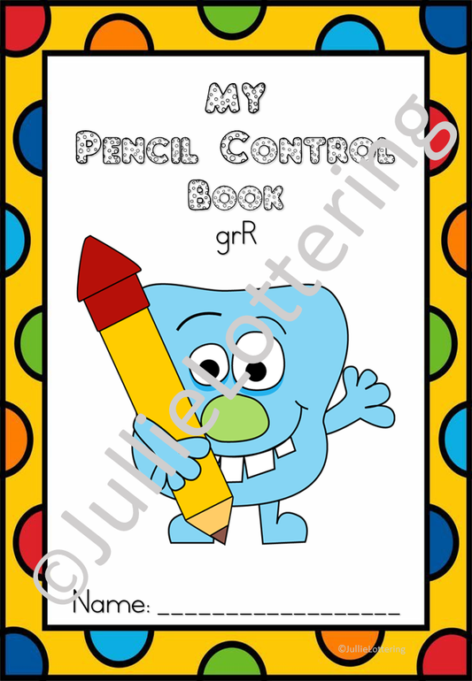 Pencil Control booklet English