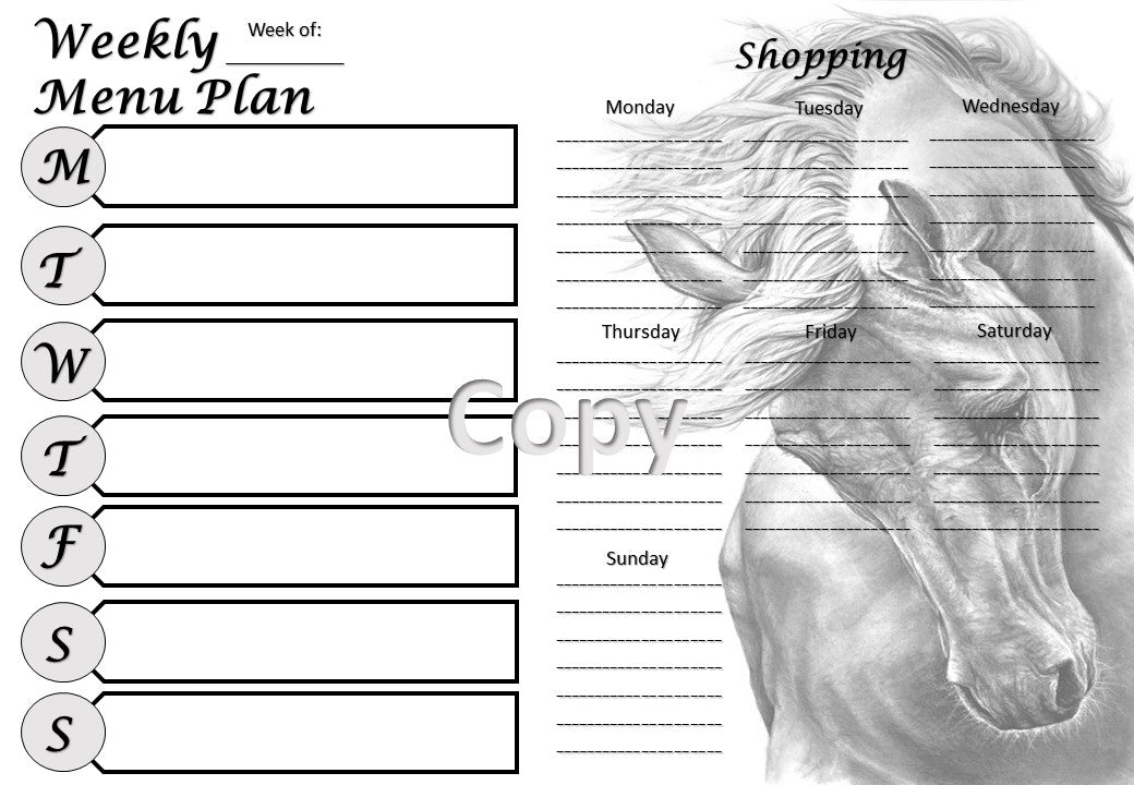 2023 Teachers Planner Horse Theme English