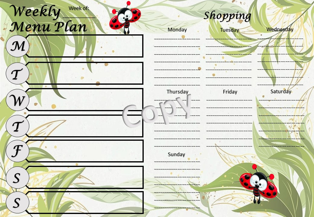 Teachers Planner 2023 - Ladybug theme