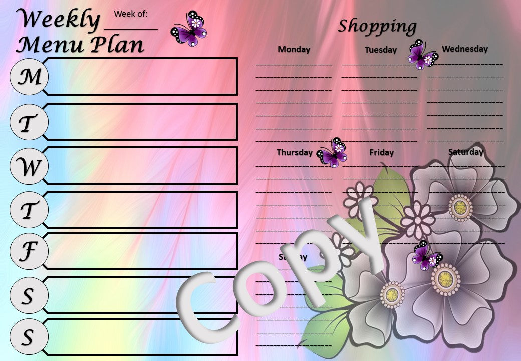 2023 Teachers Planner Butterfly Theme English