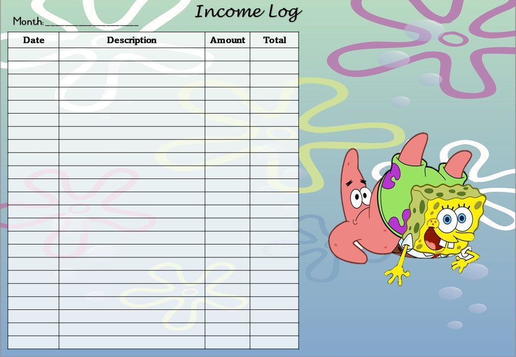 Teachers Planner 2023 - Spongebob theme