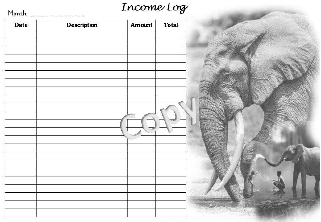 2023 Teachers Planner Elephant Theme English