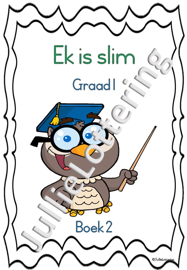 Ek is slim werkboek 2 - graad 1  Afrikaans