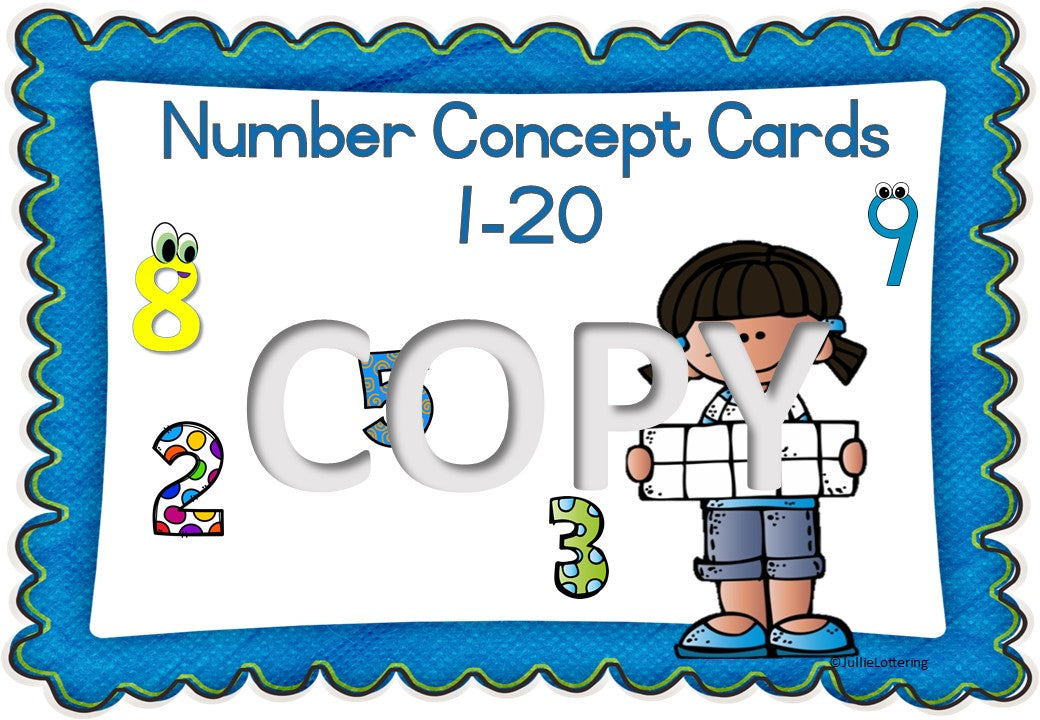 Number sense playdough charts (A4) English