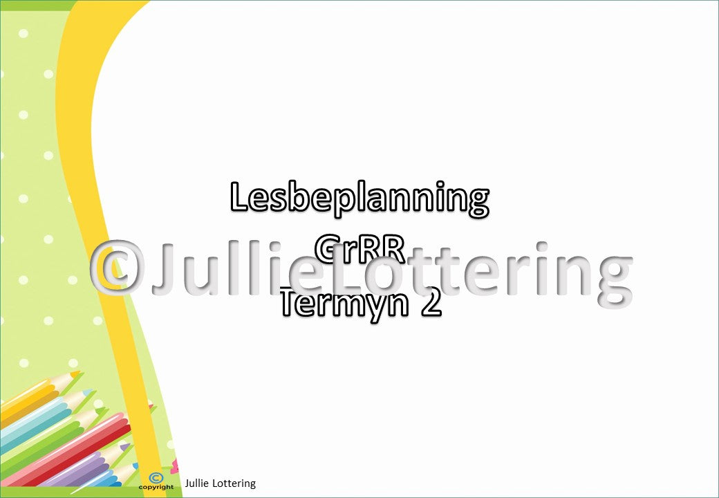 4-5jr Lesbeplanning kwartaal 2 Afrikaans