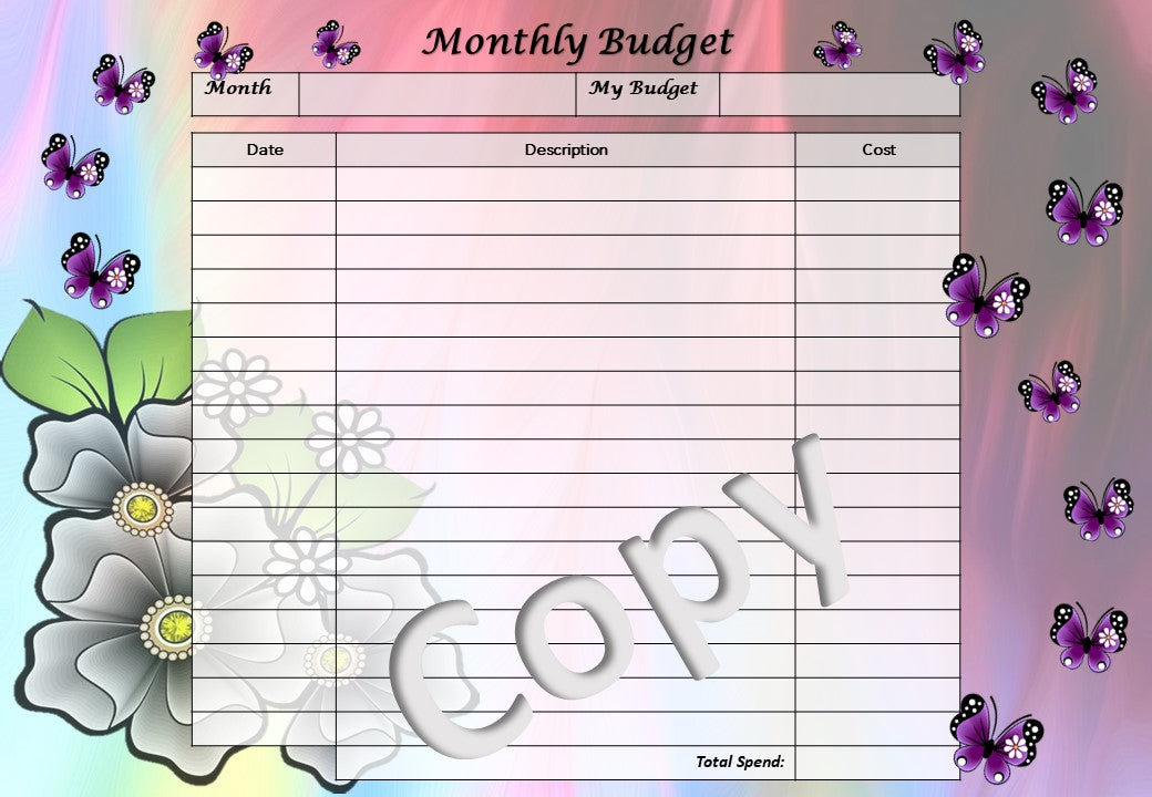 2023 Teachers Planner Butterfly Theme English