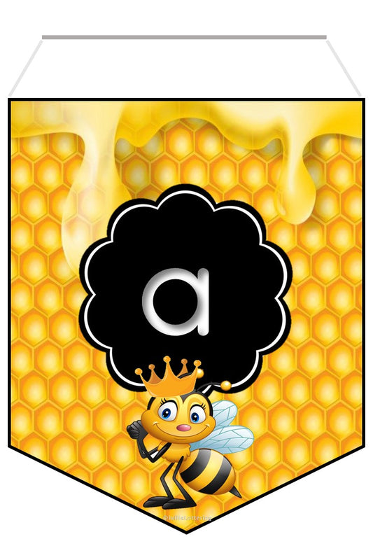 Bee Alphabet flags/A4