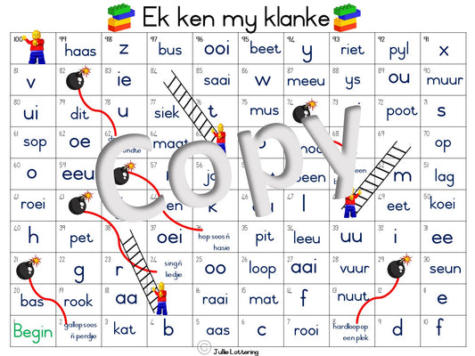 Klanke Speletjie Afrikaans