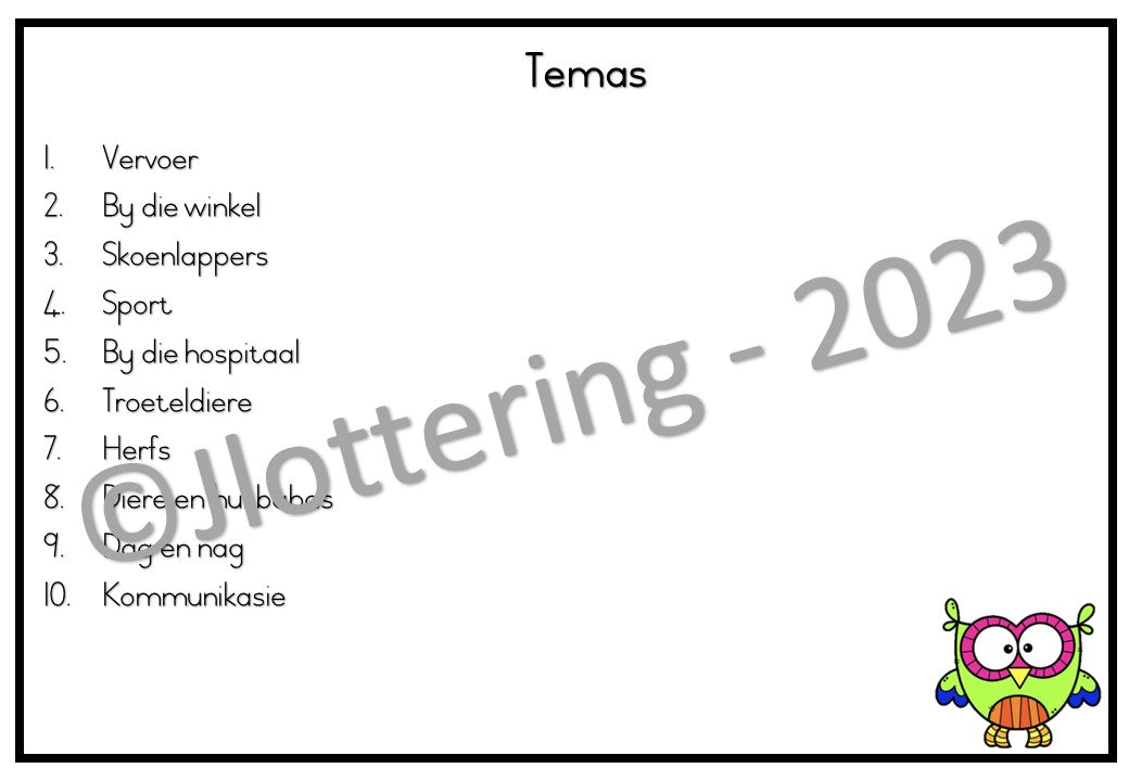 3-4jaar Lesbeplanning kwartaal 2 - Afrikaans 2023