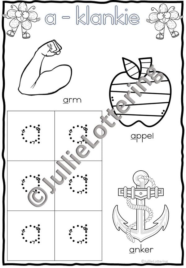 My klanke boekie - Alfabet natrek Afrikaans – Klaskamer Hulpbronne deur ...