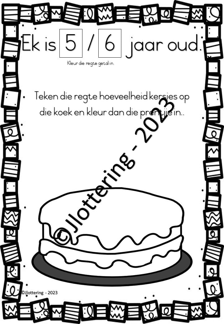 Graad R - Werkboekie - 2023 Kwartaal 1