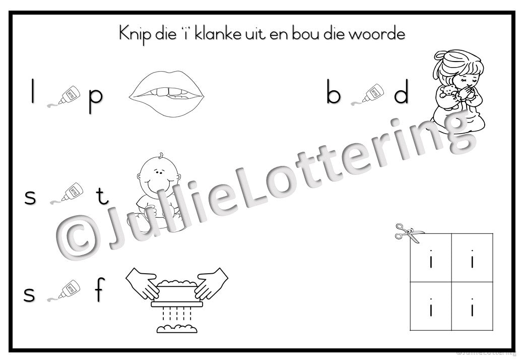 Alfabet i-klank boekie Afrikaans